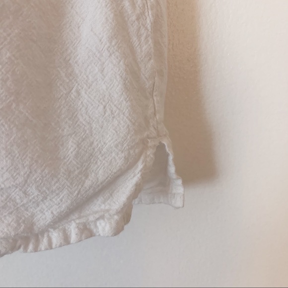 White Notch Collar Shirt - Picture 5 of 6